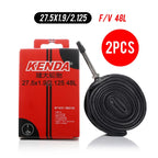 2PCS KENDA Bicycle Inner Tube MTB Bike Tires 26 27.5 29 Inches 1.5/1.75 1.9/2.125 2.3/2.4 AV FV Cycling Butyl Rubber Inner Tube