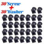 200/20pcs Car Self-tapping Screw Fasteners Auto Metal U-shaped Spacers Self-Tapping Screws Kit Car Modification Accessories