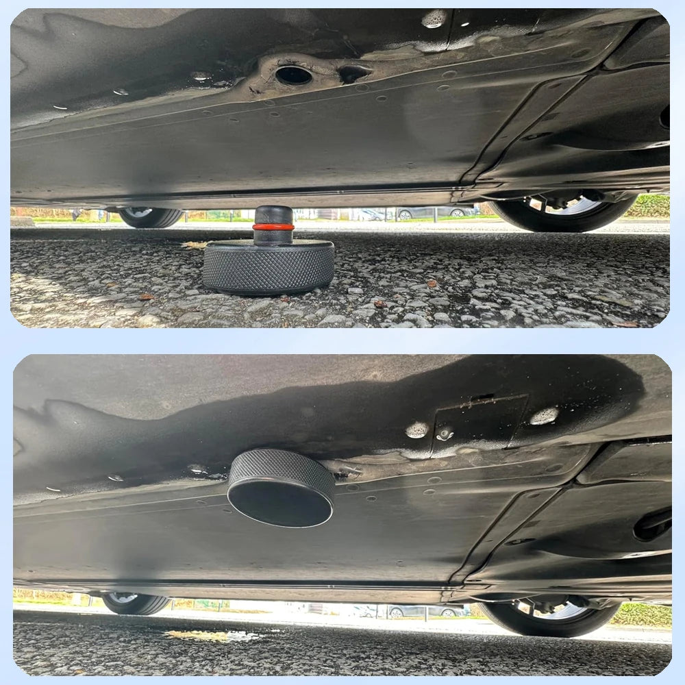 4pcs Lifting Jack Pad for Tesla Model 3/S/X/Y/Y Juniper Heavy Duty Rubber Lift Pucks Accessories for Tesla Vehicles 2013 to 2026