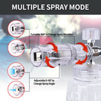 Pressure Washer Aluminum Foam Cannon Foam Generator Snow Foam Lance with 1/4” Quick Connector for Portland Husky Ryobi Greenwork