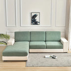 Waterproof Stretch Sofa Cushion Cover Jacquard Fabric Pure Sofa Cover Removable Protector Couch Cover Chaise Lounge Living Room