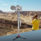 Manbily Lightweight Camera Tripod Monopod Selfie Stick Aluminum A-222 Pro For Canon Nikon DSLR Travel Max 170cm with M-2 Base