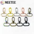 50Pcs Metal Strap Buckles Swivel Lobster Clasp Bag Webbing Trigger Snap Hooks Handbag Carabiner Hangers DIY KeyChain Accessories