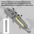 Rhinowalk BIke Large Top Tube Bag Extra Long Water-Resistant Bikepacking For MTB&Road Bike With 18 Inch Or Larger Frame Length