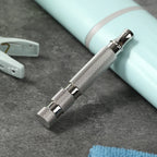 YAQI Razor Handle YAQI Polished 303 Stainless Steel Men Safety Razor Handle