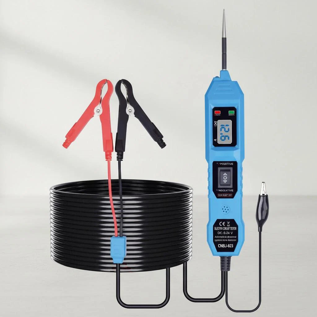 Multifunctional Car Circuit Tester LCD Display Power Probe Automotive Diagnostic Tool Repair Kit for Electrical Testing