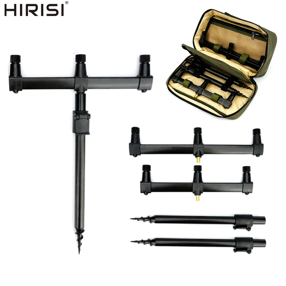 Hirisi Carp Fishing Tackle Bag with Buzz Bar Carryall Luggage Complete Storage System for Fishing Alarms Rod Pods & Bank Sticks