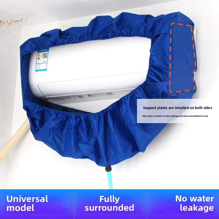 Hanging AC Cleaning Cover Kit with Drain Hose & Brush, 95cm or 120cm, 2-8pcs