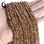 100% Natural Gold Pyrite Gemstone Beads 3mm Faceted Loose Stone Beads for Jewelry Bracelet Making DIY Accessories 10 strands/lot