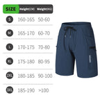 WOSAWE Cycling Shorts Men Padded Undershorts MTB Mountain Bike Wear Pockets Quick Dry Breathable Men's 2 In 1 Cycling Shorts