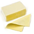 10Pcs/pack Multi Size Silver Polishing Cloth Jewelry Cleaning Anti Tarnish Reusable Soft Wiping Cloth Keep Jewelry Shining Tools