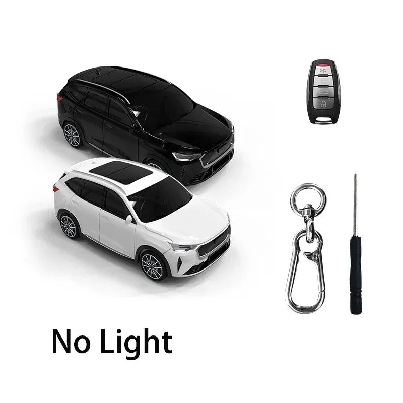Car key fob case cover for Haval H6 (has light/no light) black or white