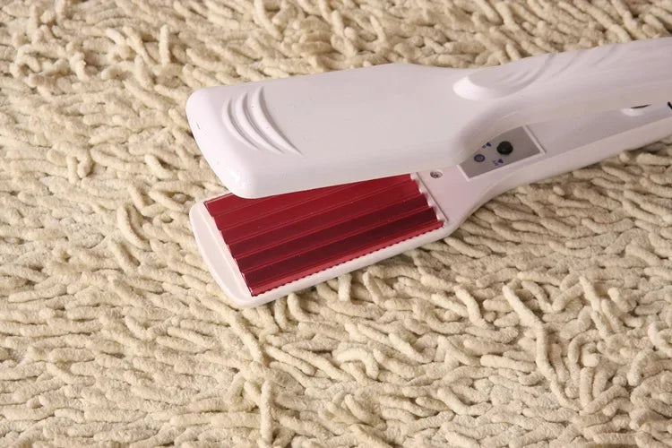 Hot Corrugated Iron Hair Straightener Iron Crimped Hairstyle Electronic Chapinha Corrugation Flat Irons Wave Styling Tools