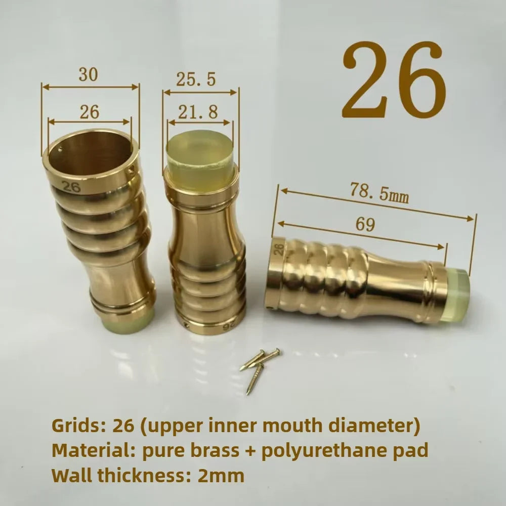 1PCS Brass Cane Crutch Tip with Anti-Skid 12mm-26mm for Hiking Pole Chair Leg Feet Replacement