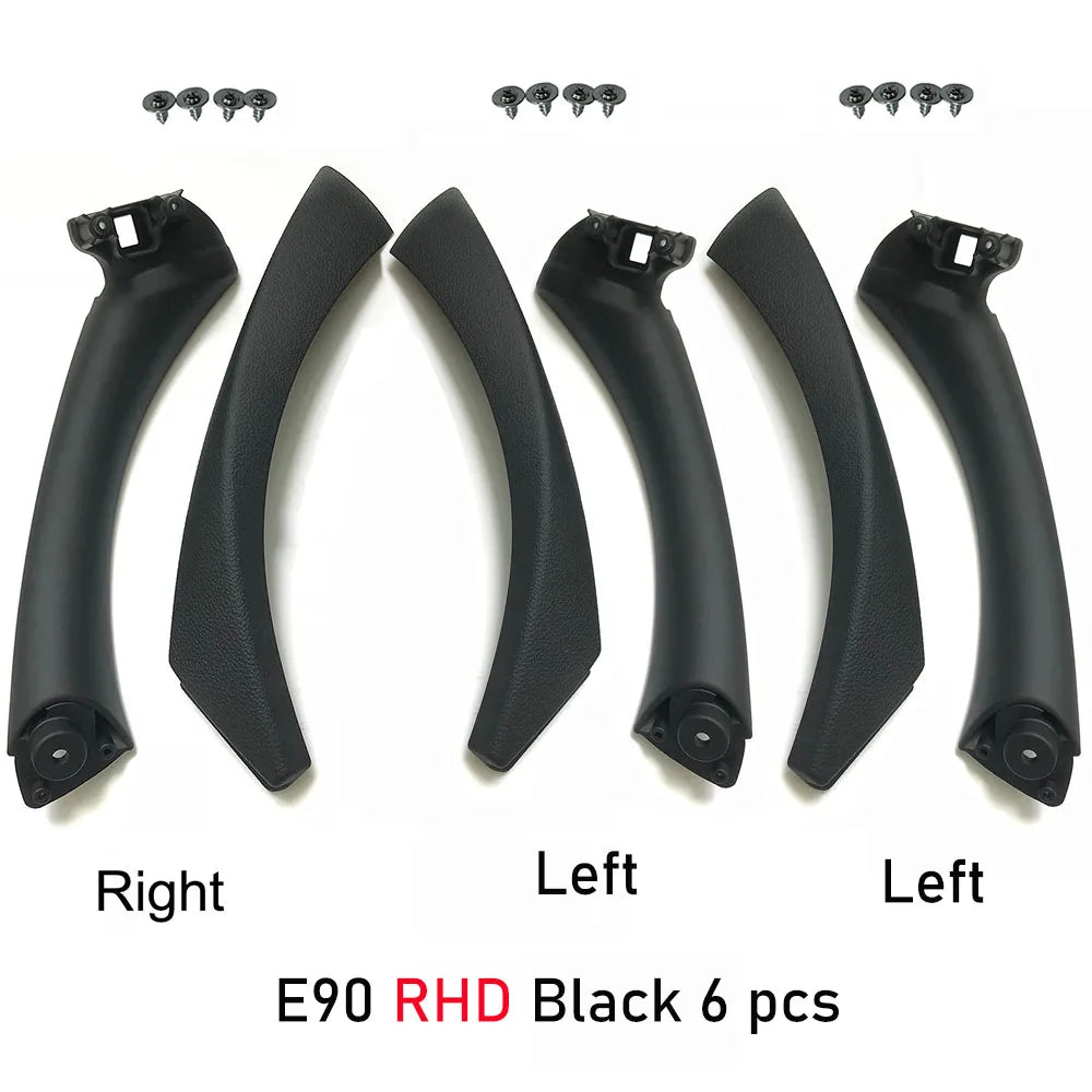 For BMW 3 Series 2005-2012 E90 E91 E92 Replacement Door Handle 6pc LHD RHD Door Interior Handle 316 318 320 325 328 330