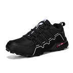 Hiking Shoes Men Waterproof Trainers Mountain Shoes Lace-up Anti-slip Climbing Trekking Running Hunting Tactical Sneakers