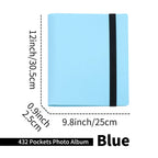 432 Pocket Photo Album for Fujifilm Instax Mini 12/11/9/Evo/LiPlay, Multiple Colors, 1pc
