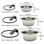 Collapsible and Stable Dog Bowl No Rust and No Corrosion Feed Bowl for Keeping Home Clean and Elegant