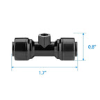 20 Pcs Misting System Nozzles Set Leakproof O- Clogged Mist Nozzles Fit for 1/4 Inch Misting Hose