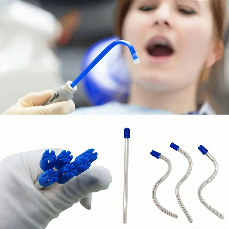 Dental Disposable Saliva Ejector Suction Tips Low Volume Clear 100pcs