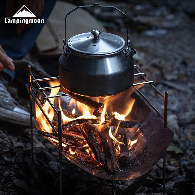 Campingmoon Outdoor Portable Folding Garden Stainless Steel BBQ Grill Camping Portable foldable outdoor camping BBQ Grill