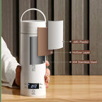 Electric Heating Kettle Thermos Bottle 4 Temperature Leakproof Portable Hot Water Cup 110V/220V