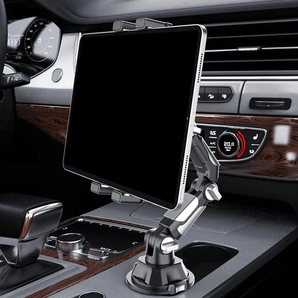 car Magnetic Mobile phone stand 360-degree rotation Adjustable Arm Universal Car Cup Holder Tablet & Phone Mount for iPad Pro