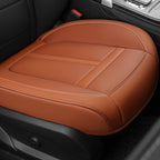 1PCS Nappa Leather Car Seat Cover Full Wrap Bottom Car Seat Cushion Durable Anti-Slip Driver Car Seat Protector Accessories