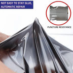 Self-Healing TPU Headlight/Taillight Protection Film Wrap, Transparent/Black/Gray 30cm