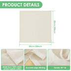 12/24 Pcs Cheese Cloths Natural Unbleached Cotton Cheesecloth 20 Inch Square Cheese Cloths Reusable Organic Cotton Cheesecloths