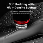 ROCKBROS Bicycle Saddle Hollow Breathable Shockproof Cycling Seat PU Non-Slip Leather Cushion Lightweight MTB Road Saddles