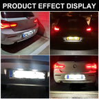 For BMW 1 Series E81 E87 E63 E64 M6 E85 E86 Z4 F12 F13 F20 K48 MINI R60 R61 LED License Number Plate Lamp Car Light Luz No Error