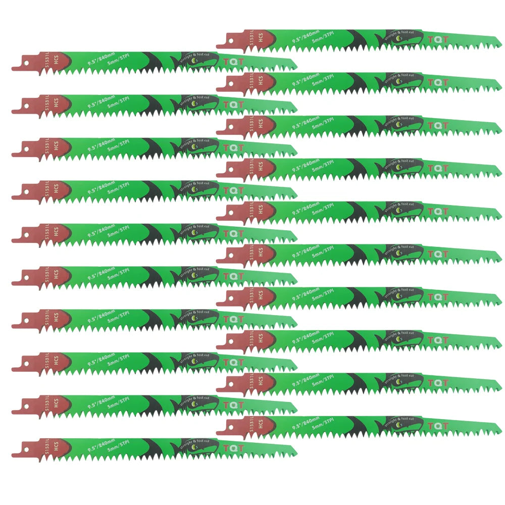5-Piece S1531L Reciprocating/Sabre Saw Blade Set for Wood, Logs & Branch Cutting, Multi-Purpose Pruning Blades for Garden and De [Likely Incomplete, Needs Context for Full Translation]