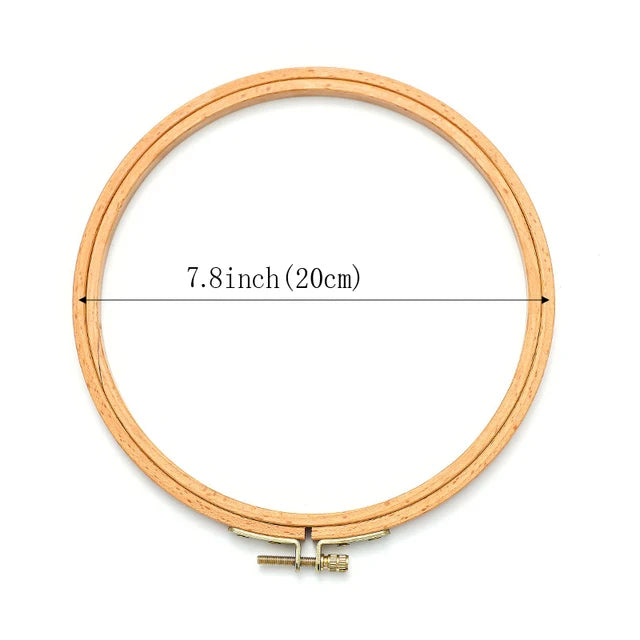 10pcs/Lot Dia 3-12inch Round Embroidery Hoops Wooden Beech Cross Stitch frame Hoops Craft Embroidery Tools