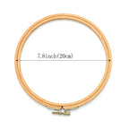10pcs/Lot Dia 3-12inch Round Embroidery Hoops Wooden Beech Cross Stitch frame Hoops Craft Embroidery Tools