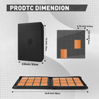 Trading Card Binder 12 Pocket, Zipper Binder Card Album Holds 480 Cards, Premium Leather Card Folder for TCG/Game/Sports Cards