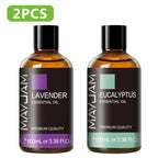 100ML Pure Plant Essential Oil Mint Bergamot Patchouli Citronella Lemongrass Chamomile Cedarwood For Reed Diffuser Humidifier