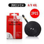 2PCS KENDA Bicycle Inner Tube MTB Bike Tires 26 27.5 29 Inches 1.5/1.75 1.9/2.125 2.3/2.4 AV FV Cycling Butyl Rubber Inner Tube