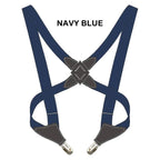 New Men's Suspenders Adjustable Braces X Back Shirt Clip Suspender Elastic Belt Trousers Braces Shoulder Strap For Men Women
