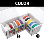 （5 Colors Mix Kit）Heat Resistant Flexible Silicone Wire 30/28/26/24/22/20/18/16AWG Stranded Cable Electrical Tinned Copper Wires
