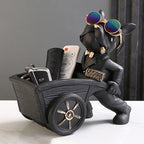 Dog Statue Storage Box Animal Ornament Resin  Art Sculpture Figurine Home Decoration Home Decoration Study Ornament