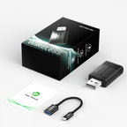 HEYINCAR Baidu Carlife to Carplay Wireless Adapter Auto Connect, Supports Online Music, Map Navigation