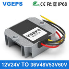 24V to 48V DC power converter 12V to 36V 48V 53V 60V boost module onboard monitoring switch power supply