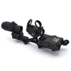 Evolution Gear red dot optic mount 2.50in centerline 7075 aluminum CNC, black/FDE/gray