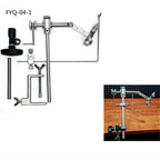 360 Degree Rotatable Fly Tying Tool, Fly Bait Making Fly Tying Vise And angle converter For Making Trout Salmon Fishing Lure