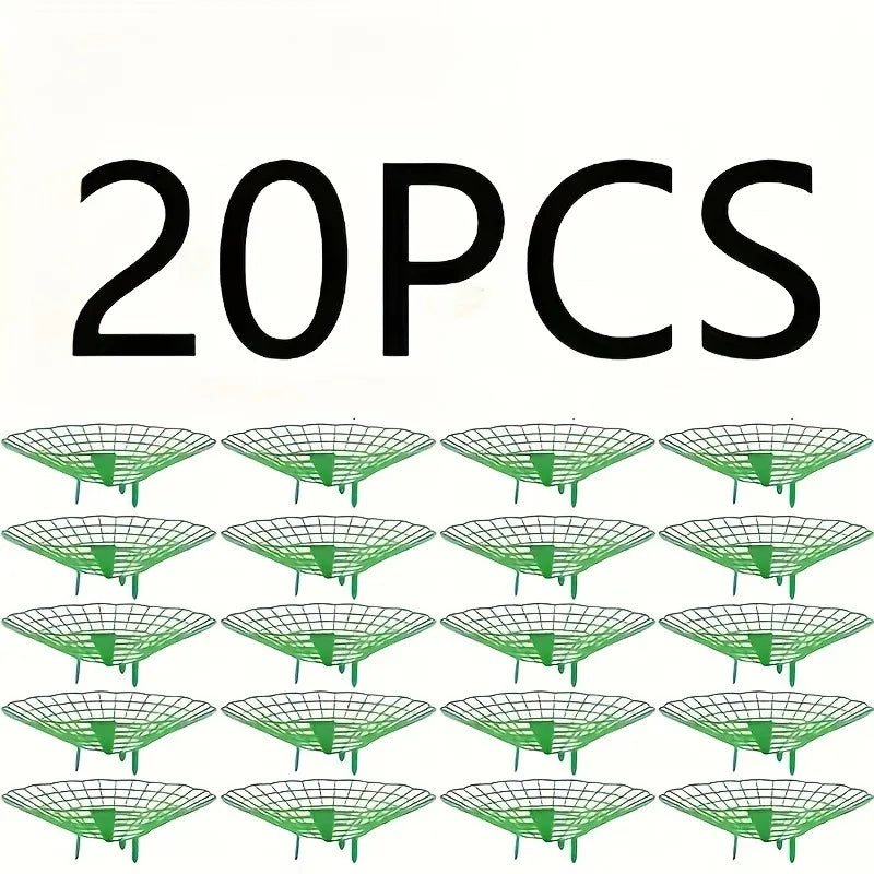 20pcs Green Strawberry Planting Racks, Watermelon Support Frames, with 3 Fixed Support Legs. Garden Plant Care|Functional Garden