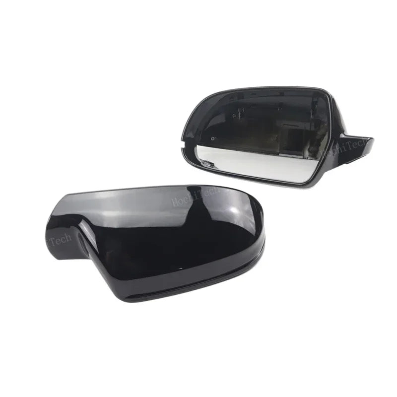 for Audi A3 A4 A5 A6 A8 Q3 SQ3 S4 S5 S6 S8 RS3 RS4 RS5 B8 B8.5 8P Carbon Fiber Look Black Mirror Cover Rearview Side Mirror Cap