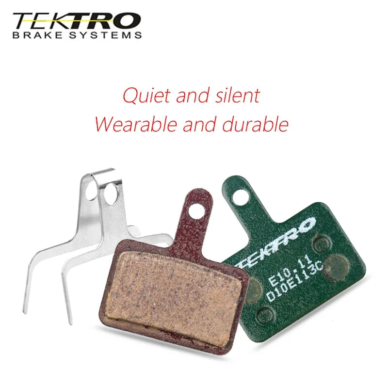 TEKTRO MTB Disc Brake Pads E10.11 High Braking Performance & Low Wear Brake Pad Thickness 2mm Bicycle Accessories