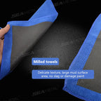 SEAMETAL 30x30cm Car Cleaning Towel Magic Clay Cloth Scratch-Free Car Wash Mud Cloth with Blue Clay Bar Care Towel Washing Tool
