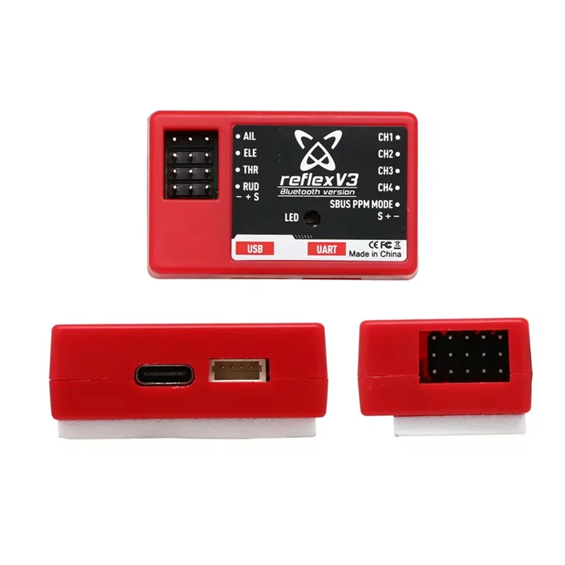 ABZZ-For FMS Reflex V3 Flight Controller Gyro Stabilizer RC Aircraft FMS Warbird Fixed Gyro Functionality Drone Helicopter
